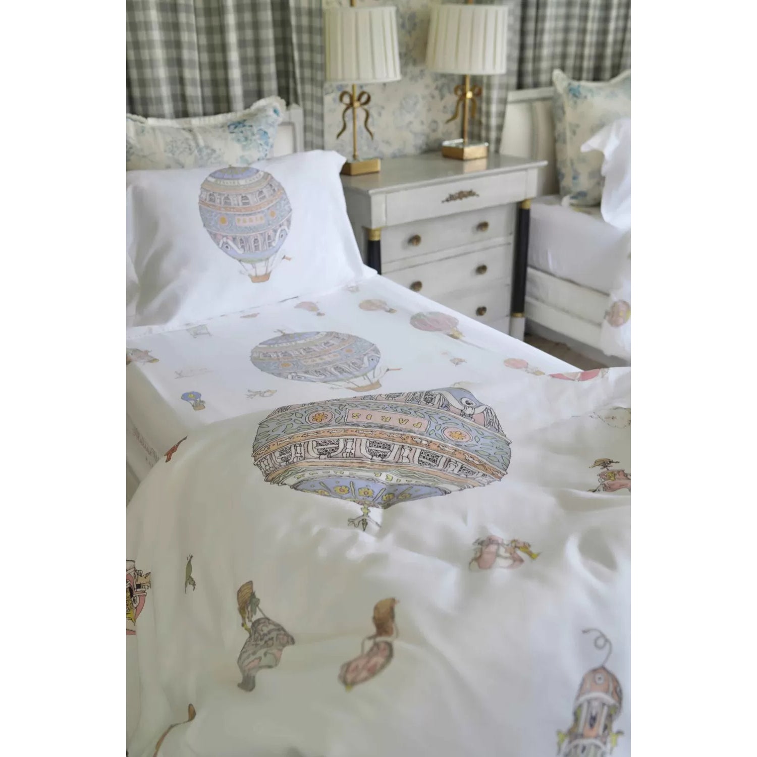 Atelier Choux Single Bed Fitted Sheet Hot Air Balloons – Petit Bazaar
