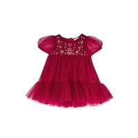 Tutu du Monde Bebe Merry More Tulle Dress - Crimson