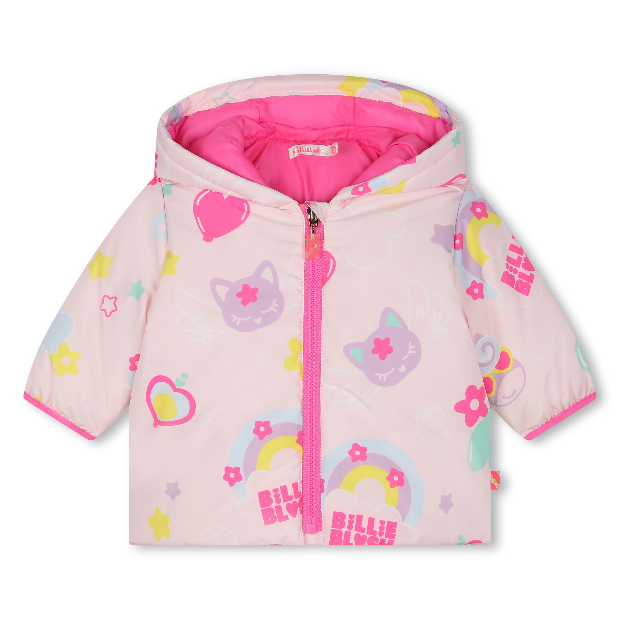 Billieblush Puffer Jacket Pink Pale – Petit Bazaar