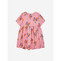 bobo-choses-fireworks-all-over-flounce-sleeves-woven-dress-pink-bobo-s24124ac132-2-3y