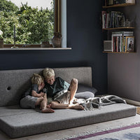 by KlipKlap KK 3 Fold 36x50x180cm - Blue Grey W. Grey