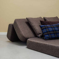 by KlipKlap KK 3 Fold Sofa 36x120x70cm - Mustard W. Mustard (Pre-Order; Est. Delivery in 3-6 Weeks)