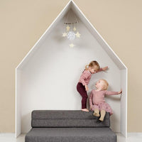 by KlipKlap KK 3 Fold Sofa 36x120x70cm - Deep Green W. Light Green (Pre-Order; Est. Delivery in 3-6 Weeks)