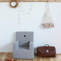by KlipKlap KK Kids Chair XL 63x49x42cm - Brown W. Sand (Pre-Order; Est. Delivery in 3-6 Weeks)