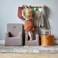 by KlipKlap KK Kids Chair XL 63x49x42cm - Mustard W. Mustard (Pre-Order; Est. Delivery in 3-6 Weeks)