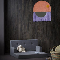 by KlipKlap KK Kids Sofa 64x100x40cm - Blue Grey W. Grey (Pre-Order; Est. Delivery in 3-6 Weeks)