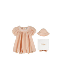 chloe-dress-hat-set-apricot-powder