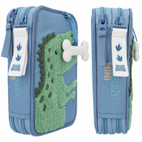 Depesche Dino World Double Pencil Case Blue Dini Mini