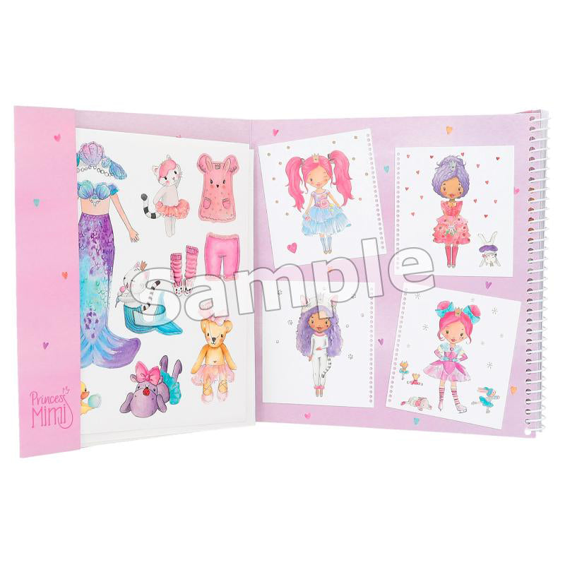 princess mimi dress me up sticker book Depesche 11158 Princess Mimi Sticker Book Dress Me Up Spiral Bound Book with 140 Stickers, Approx. 16 x 15.5 x 1 cm : Amazon.de: Toys