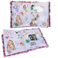 depesche-topmodel-cosy-cat-diary-with-lock-pink-stationery-depe-0014201