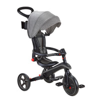 Globber Explorer Trike Foldable 4-In-1 - Black Grey (10M - 5Y)