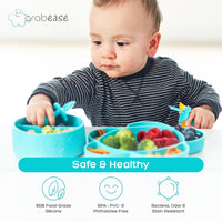 grabease-4-piece-self-feeding-set-teal-grab-fs-893584