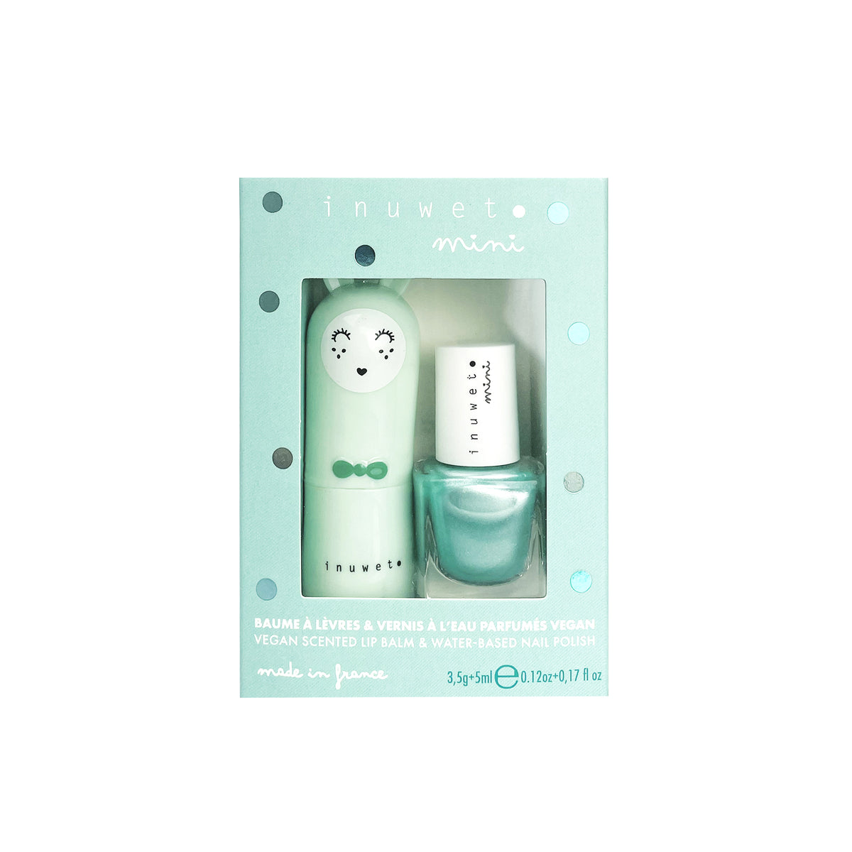 Inuwet Duo Aqua - Lip Balm/Nail Polish Apple Inuwet Duo Aqua - Lip Balm/Nail Polish Apple