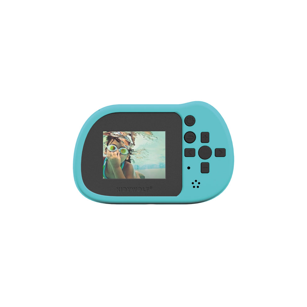 Kidywolf Waterproof Digital Camera Cyan – Petit Bazaar