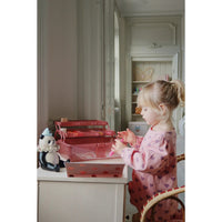 konges-sløjd-drey-slit-blouse-gots-hortensia-coeur-kong-w25ks103786-hc-12m