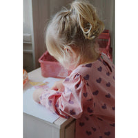 konges-sløjd-drey-slit-blouse-gots-hortensia-coeur-kong-w25ks103786-hc-12m