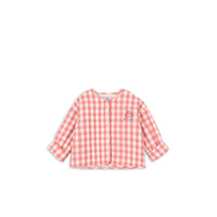 konges-slojd-rhw-x-ks-bella-jacket-peach-blossom-check-clothing-wear-fashion-kong-s25ks103589-pbc-18m