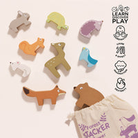 le-toy-van-woodland-stacking-forest-animals-bag-10-piece-play-toy-ltv-pl087