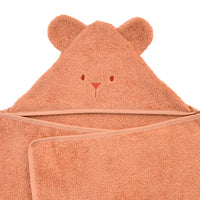 little-crevette-hooded-towel-ourson-terracotta-60x120cm-lcrv-unocbt