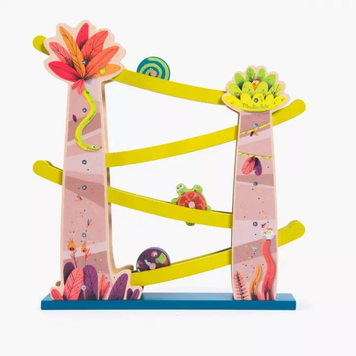 Moulin Roty Dans La Jungle Baby Senses Development Wooden Spinning Ani ...