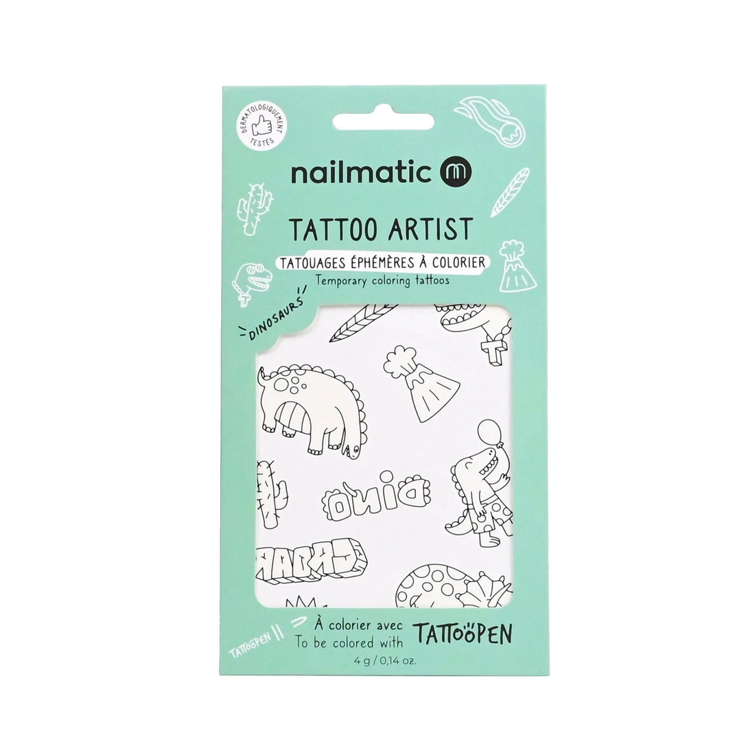 nailmatic-coloring-tattoo-board-dinosaurs-nail-150tdinosaurs