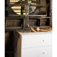 Oeuf 3 Drawer Dresser White - Sparrow Base (Pre-Order; Est. Delivery in 6-10 Weeks)