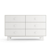 Oeuf 6 Drawer Dresser White - Sparrow Base