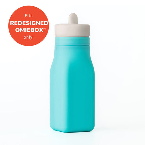 OmieBox Omiebottle 矽膠兒童水樽 - Teal