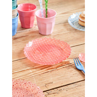 rice-dk-acrylic-cake-plate-with-coral-dots-fabric-rice-accpl-dotco