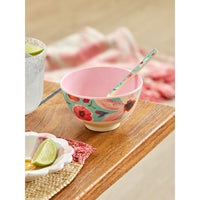 rice-dk-melamine-bowl-with-selma-flower-print-mint-small-300-ml-rice-melbw-sselflmi
