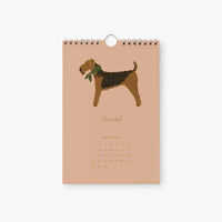 rifle-paper-co-2027-dog-of-the-month-kitchen-calendar-6x9-stationery-home-decor-rifl-cal108