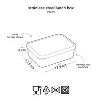 A Little Lovely Company Stainless Steel Lunch Box: Princess