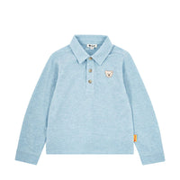 steiff-poloshirt-longsleeve-chambray-blue-mel-clothing-wear-fashion-stfc-w26l000035007-6116-110