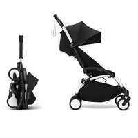 Stokke YOYO³ 6+ Baby Stroller Set - White Frame with Black 6+ Color Pack (Pre-Order; Est. Delivery in 4-6 Weeks)