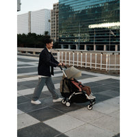 Stokke YOYO³ 0+ 6+ Complete Baby Stroller Set - Black Frame with Black 0+ Newborn Pack & 6+ Color Pack