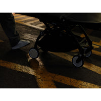 Stokke YOYO³ 0+ 6+ Complete Baby Stroller Set - Black Frame with Black 0+ Newborn Pack & 6+ Color Pack