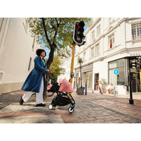 Stokke YOYO³ 0+ 6+ Complete Baby Stroller Set - Black Frame with Black 0+ Newborn Pack & 6+ Color Pack