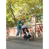 Stokke YOYO³ 6+ Baby Stroller Set - White Frame with Black 6+ Color Pack (Pre-Order; Est. Delivery in 4-6 Weeks)