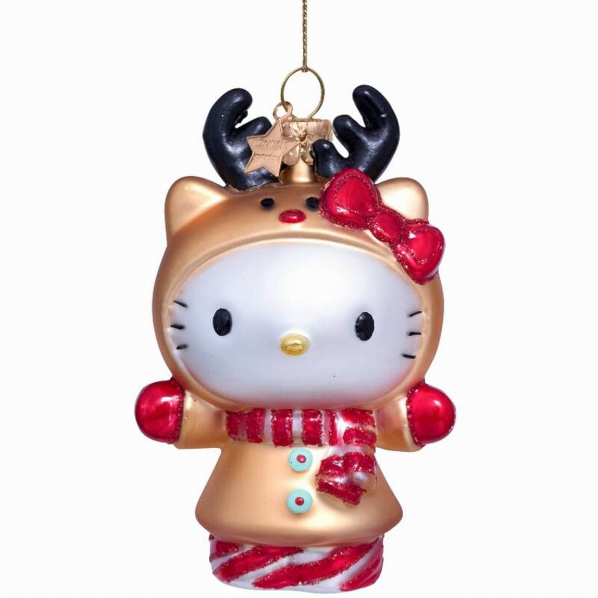 Vondels Ornament Glass Hello Kitty Reindeer H9CM – Petit Bazaar Vondels Ornament Glass Hello Kitty Reindeer H9CM – Petit Bazaar