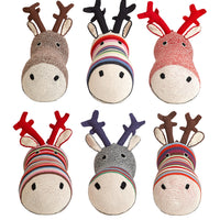 Anne-Claire Petit Reindeer Head Crochet - Multi Color