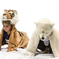 BiBiB & Co Plush Trophy - Disguise White Bear