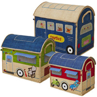 Rice DK Happy Camper Large Toy Basket