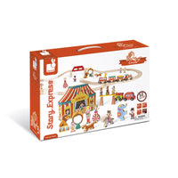 Janod Story Box Express Circus Train Set