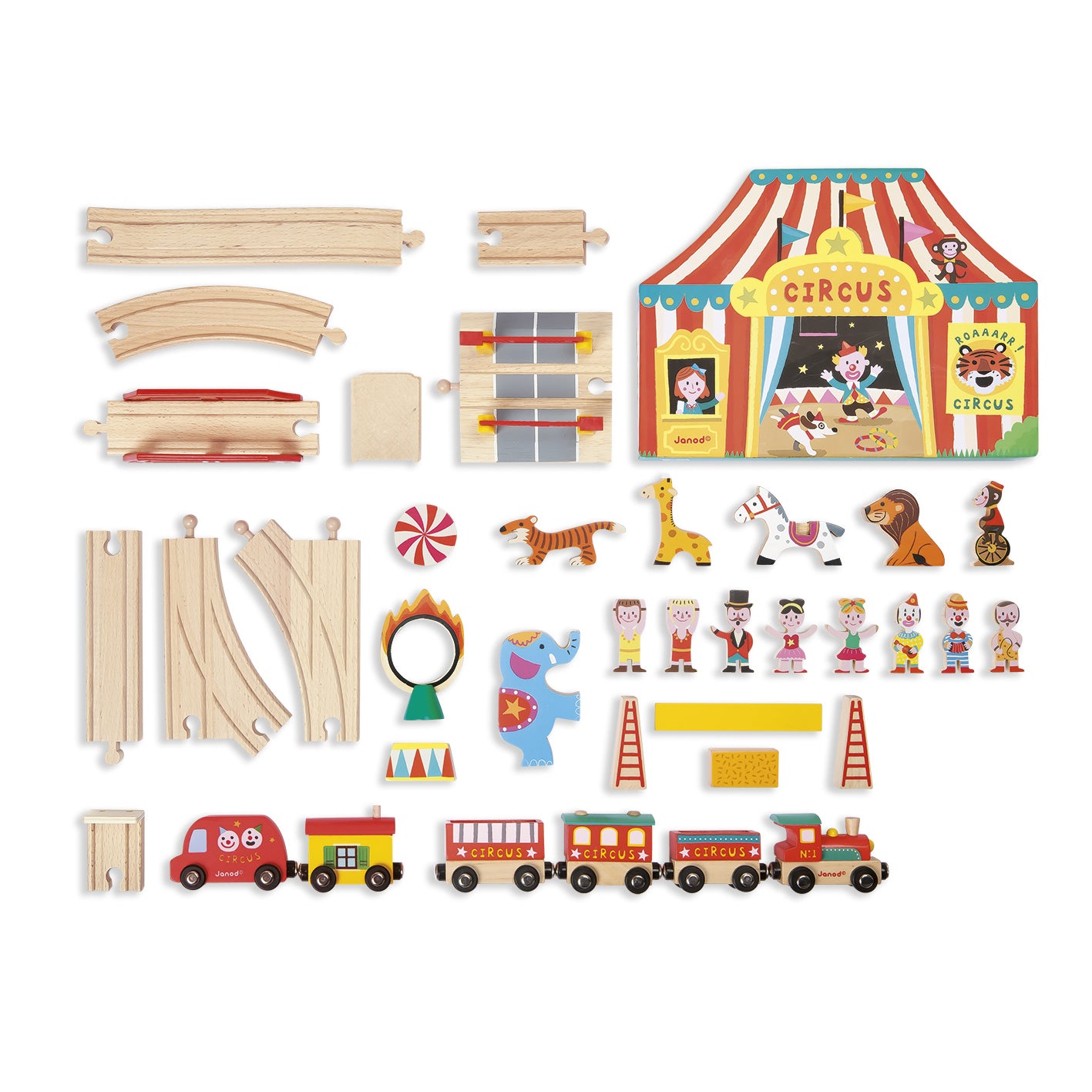 Janod circus cheap story box