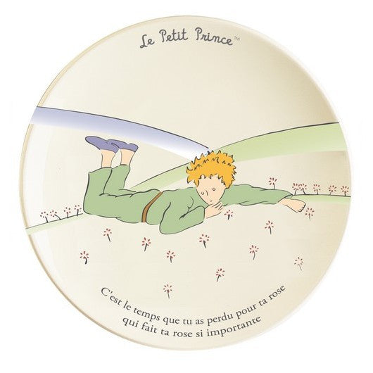 Le Petit Prince Small Cake Plate - 23 Cm Green Dessert Plate For Kids, Snacks & Birthdays