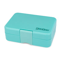 Yumbox Mini Snack Misty Aqua 3 Compartment Lunch Box
