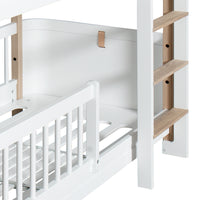 Oliver Furniture Wood Mini+ Low Bunk Bed White/Oak