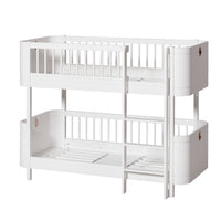 Oliver Furniture Wood Mini+ Low Bunk Bed White