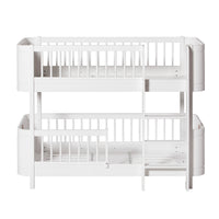 Oliver Furniture Wood Mini+ Low Bunk Bed White
