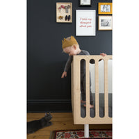 Oeuf Fawn Bassinet and Crib White / Birch (Pre-Order; Est. Delivery in 6-10 Weeks)